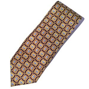 Pfizer 100% Silk Neck Tie Men's 59"